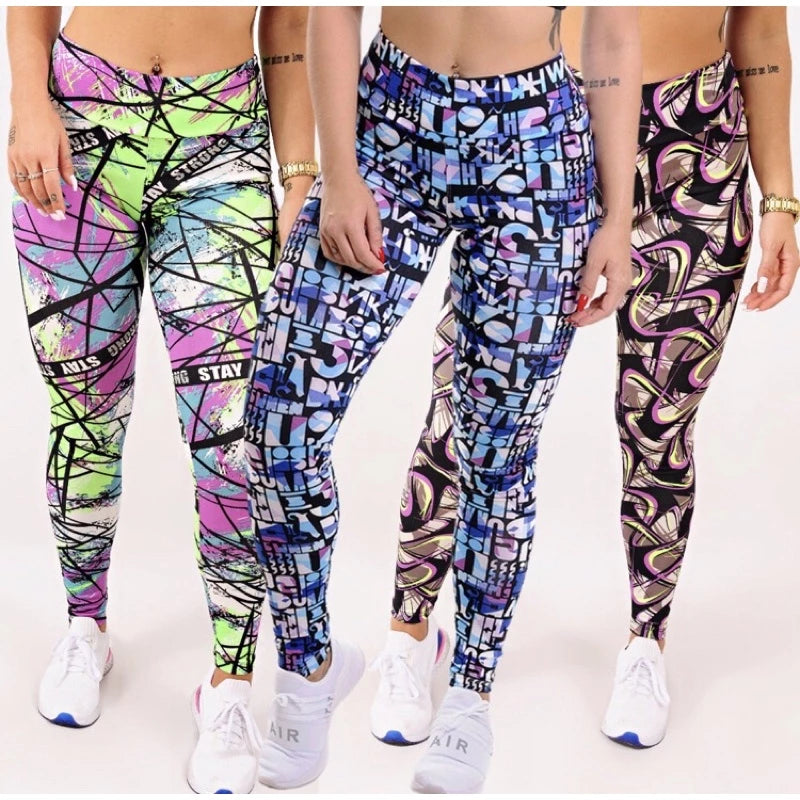 Legging Estampada: Estilo e Conforto para seus Treinos na Academia! Cod.:218