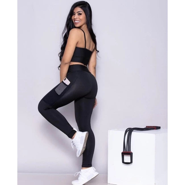 Legging Fitness com Bolso: Conforto e Funcionalidade para seus Treinos! Cod.: 225