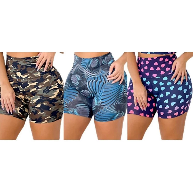 5 Shorts Curto de Academia para Mulheres Fitness! Cod.:264