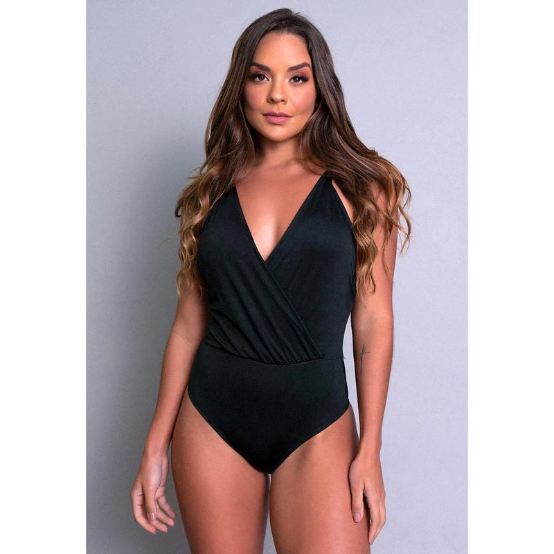 Body Feminino Verão Alcinha Cavado Preto com Bojo: Conforto e Estilo em uma Peça Versátil Cod.: 109