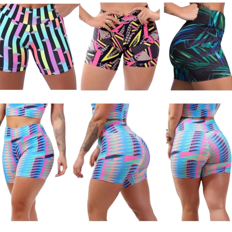 5 Shorts Curto de Academia para Mulheres Fitness! Cod.:264