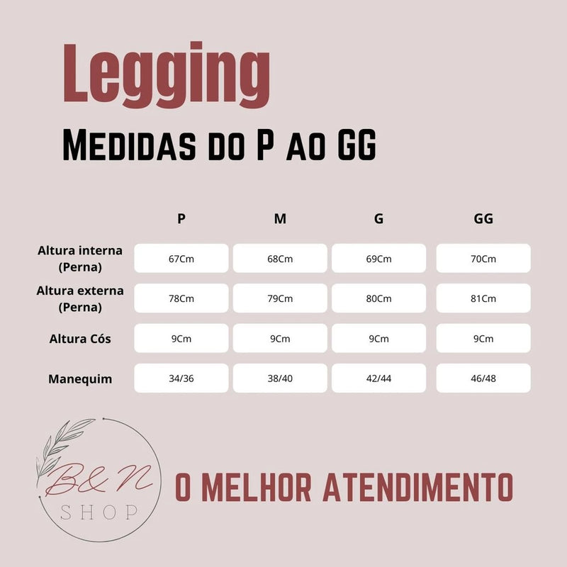 Legging Fitness & Academia: Conforto sem Transparência! Cod.:231