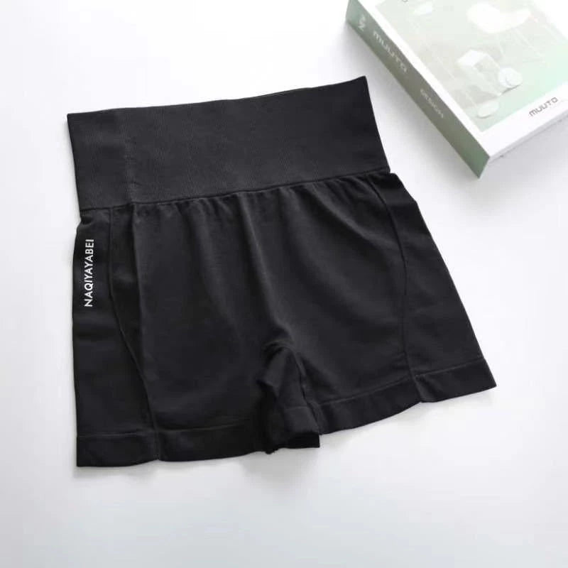 Shorts de Cintura Alta Esportivos Femininos: Conforto e Suporte para Fitness e Yoga! Cod.:269