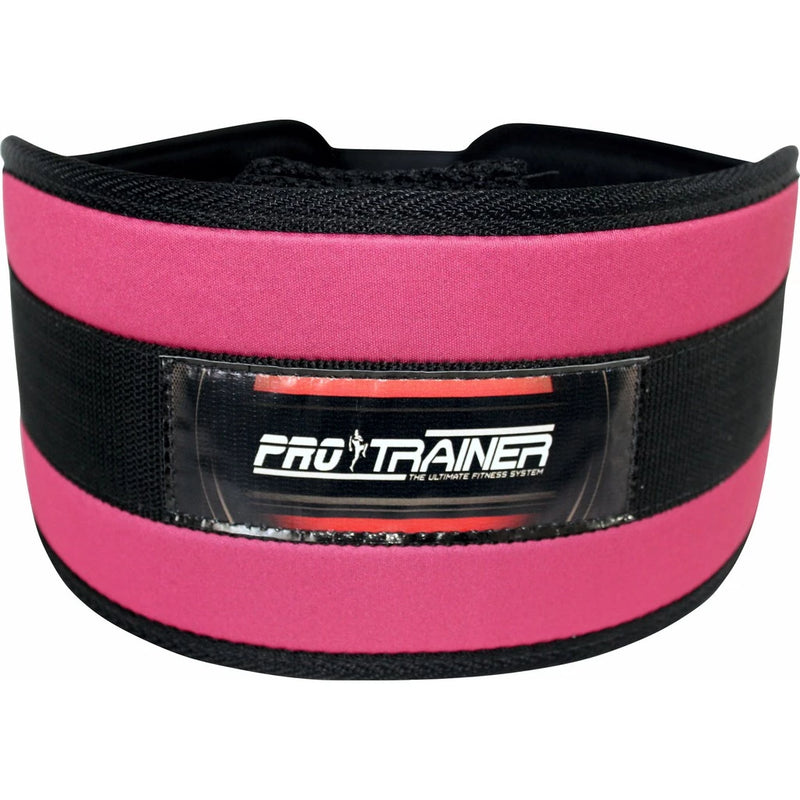 Cinturão de Musculação Rosa com Fivela: Estilo e Suporte para sua Lombar! Cod.: 180