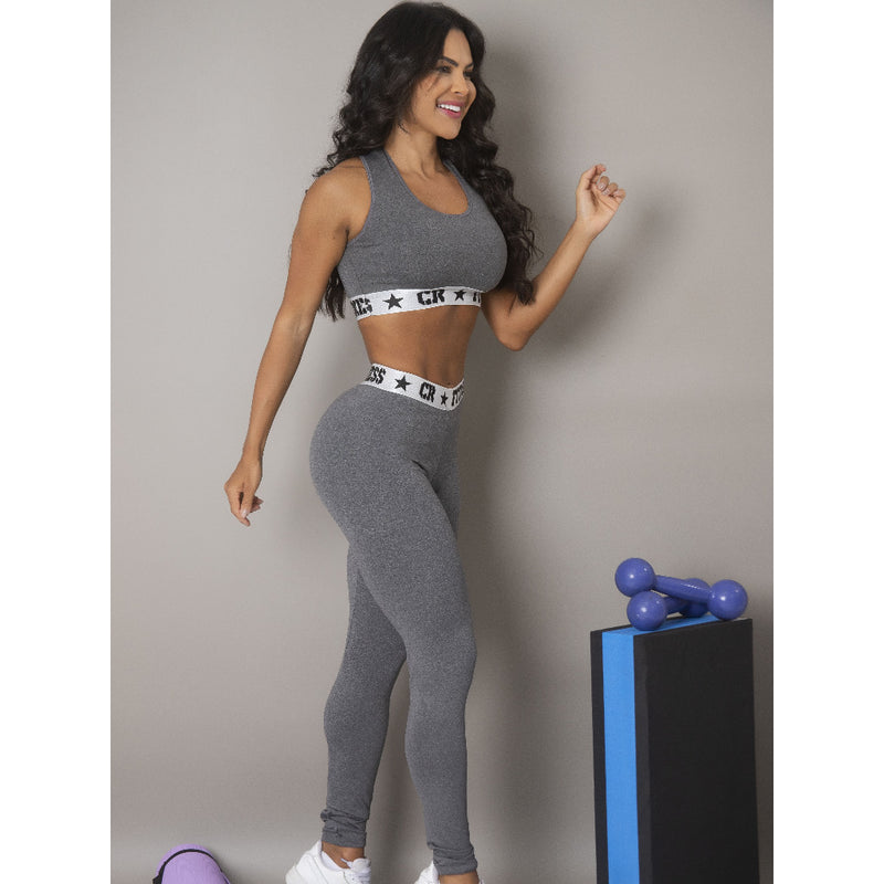 KIT Compre 1 e Leve 3 - Conjunto Academia Topper e Legging Cintura Alta - Incrível!