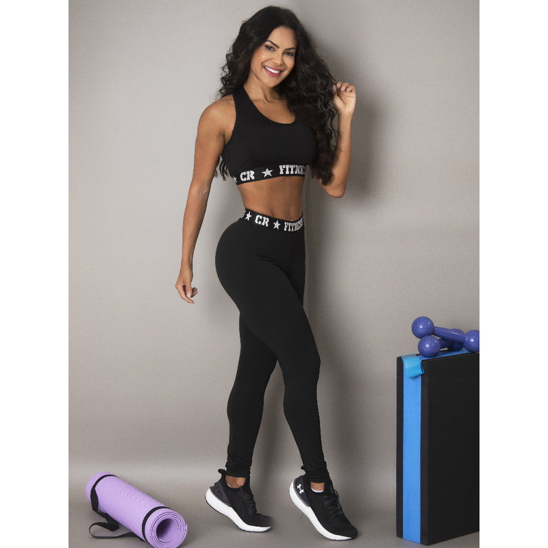 KIT Compre 1 e Leve 3 - Conjunto Academia Topper e Legging Cintura Alta - Incrível!