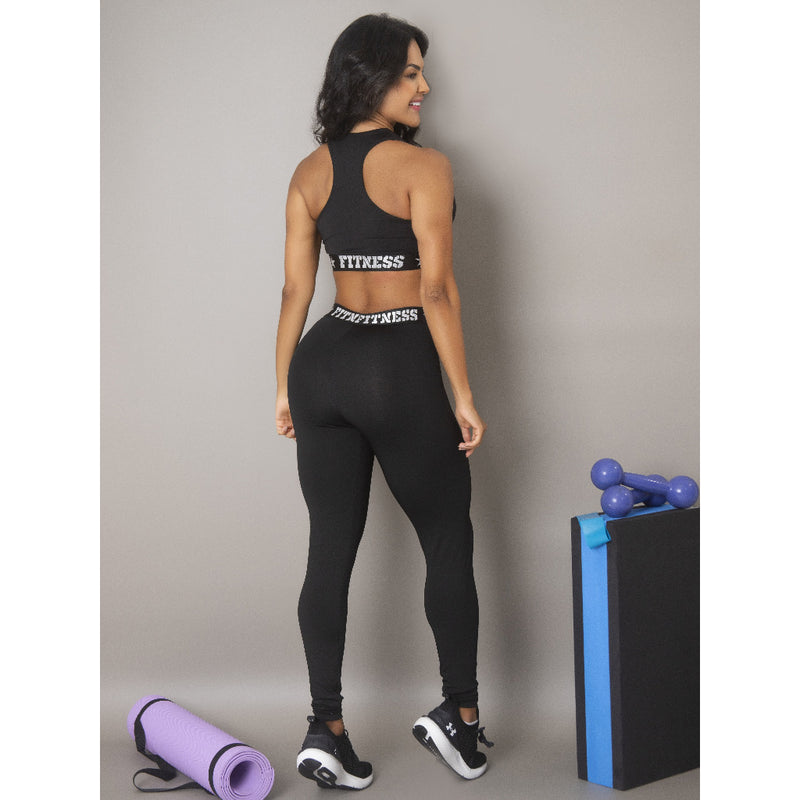 KIT Compre 1 e Leve 3 - Conjunto Academia Topper e Legging Cintura Alta - Incrível!