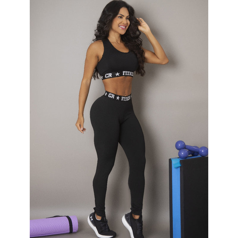 KIT Compre 1 e Leve 3 - Conjunto Academia Topper e Legging Cintura Alta - Incrível!