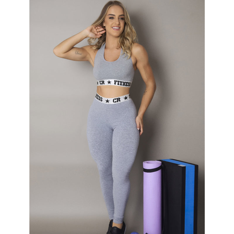 KIT Compre 1 e Leve 3 - Conjunto Academia Topper e Legging Cintura Alta - Incrível!