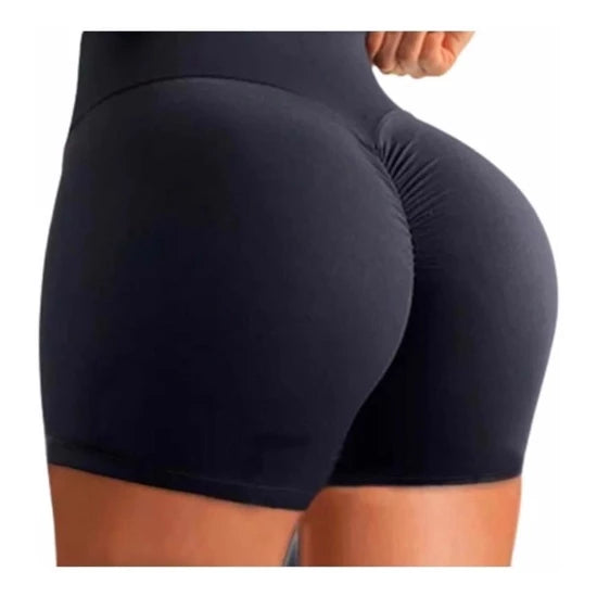 Shorts Empina Bumbum de Cós Alto Franzido para Academia e Moda Fitness!" Cod.:271