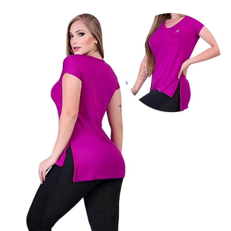 Descubra a Blusa Mullet Feminina DryFit para seus Treinos! Cod.:295