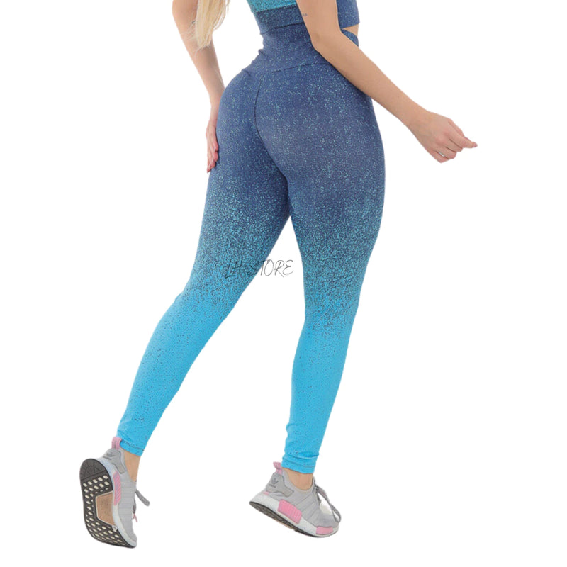 Legging Feminina Degrade: Conforto e Estilo Reforçados para seus Treinos! Cod.:235