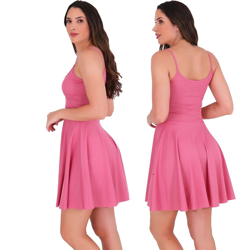 Vestido Feminino Godê Ribana Rodado: Moda Feminina em Destaque! cod. 169