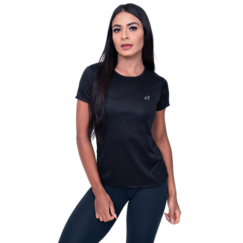 Kit com 5 Camisetas Femininas Dry Fit para Academia, Treino e Corrida! Cod.: 337