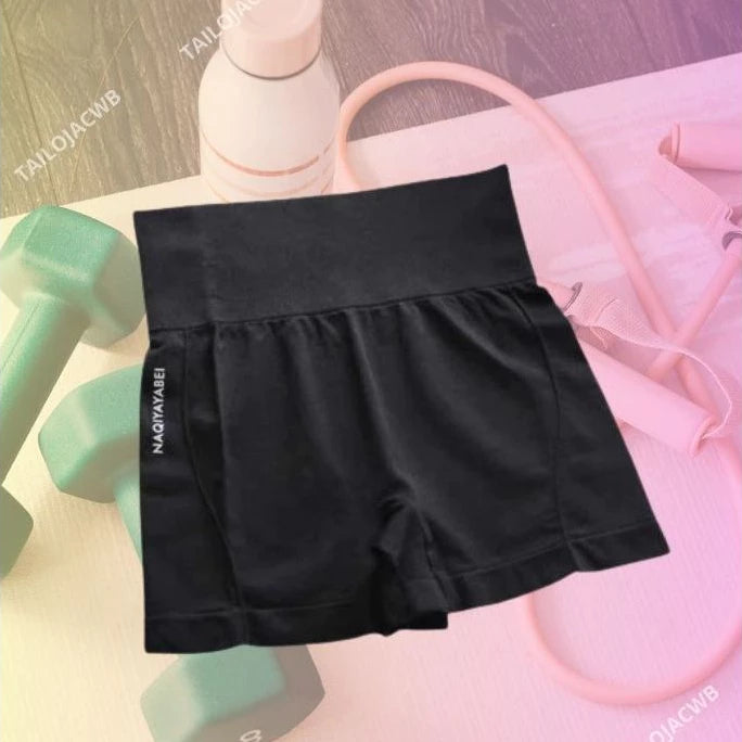 Short Feminino de Cintura Alta para Fitness, Academia e Yoga! Cod.:266