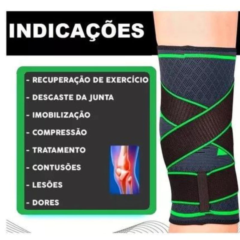 Joelheira Articulada: Conforto, Compressão e Proteção para Treinos Fitness! Cod.: 173