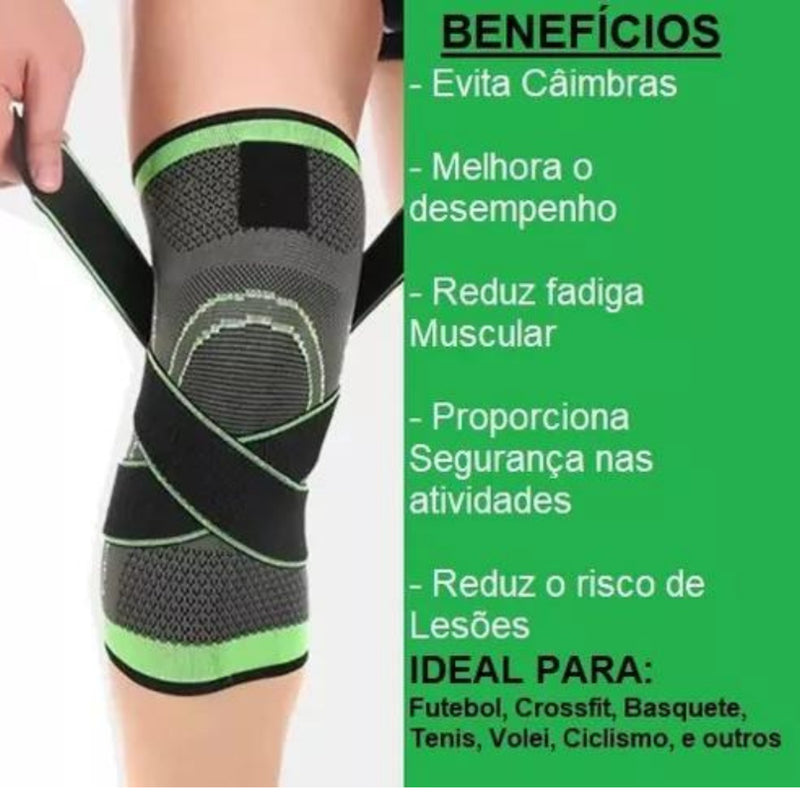 Joelheira Articulada: Conforto, Compressão e Proteção para Treinos Fitness! Cod.: 173