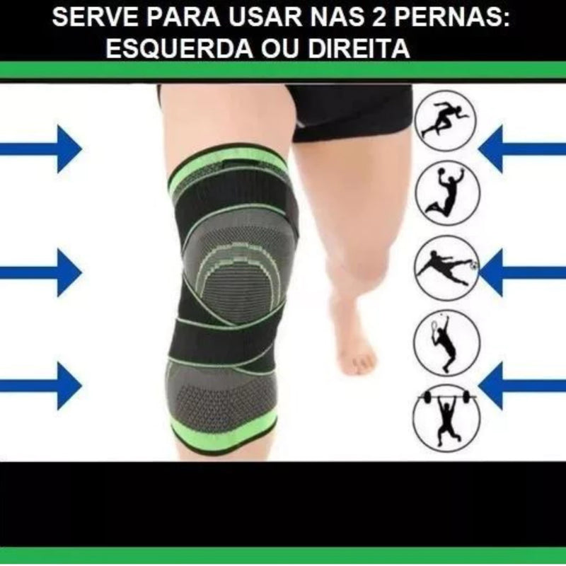 Joelheira Articulada: Conforto, Compressão e Proteção para Treinos Fitness! Cod.: 173