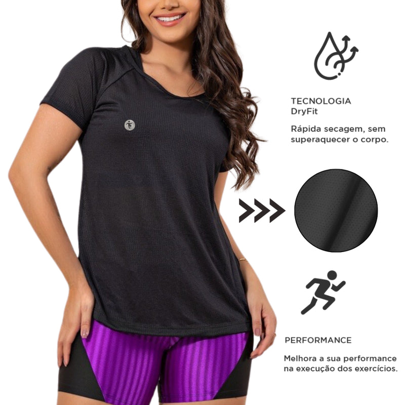 Blusa Dry Fit Feminina para Academia! Cod.:292