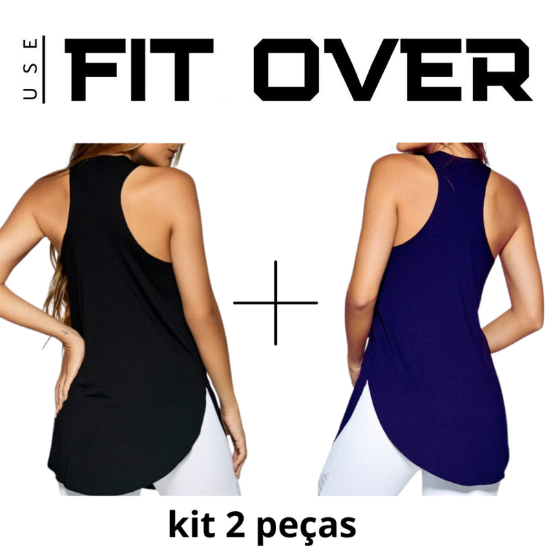 Kit com 2 Camisetas Fitness Básicas - Tapa Bumbum - Academia e Crossfit! Cod.: 330