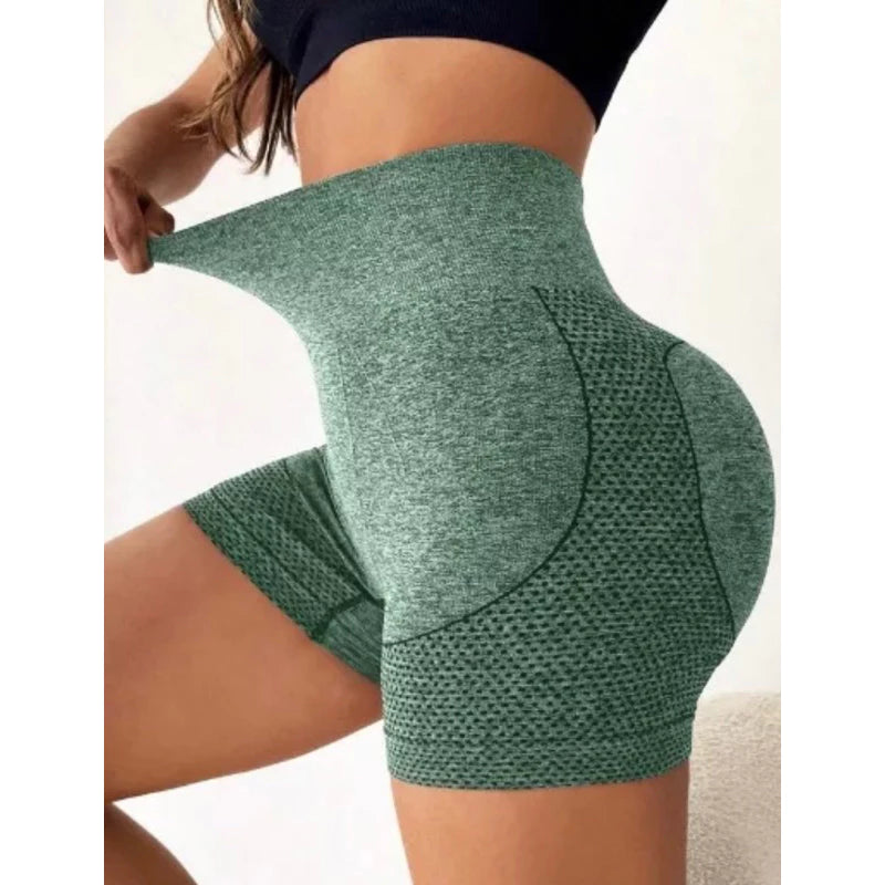 Shorts Fitness Feminino de Cintura Alta que Levanta o Bumbum para Academia e Corridas! Cod.:286