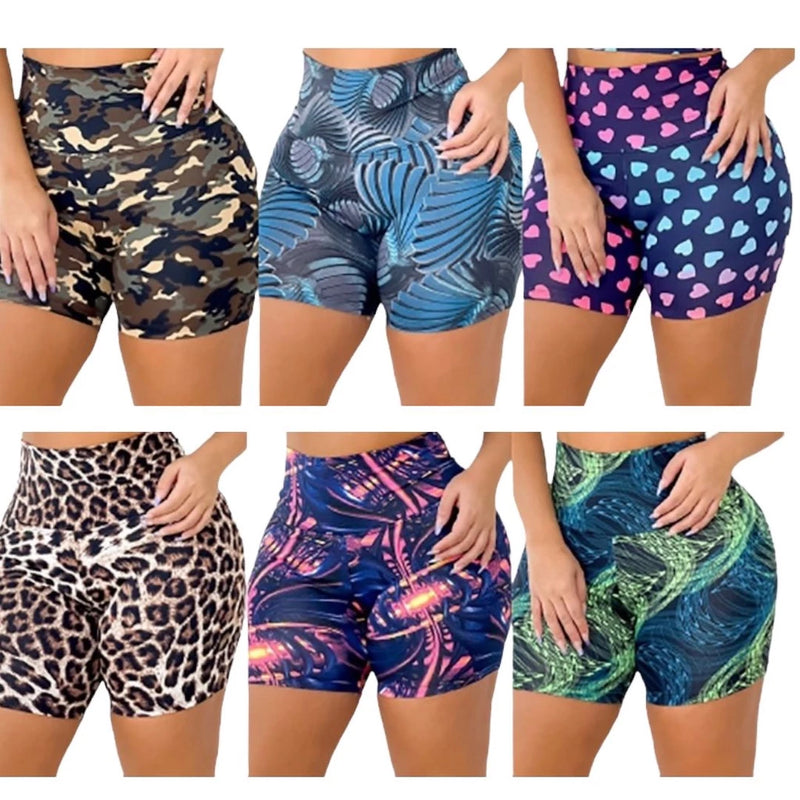 5 Shorts Curto de Academia para Mulheres Fitness! Cod.:264