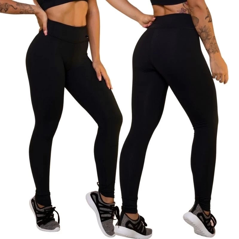 Legging Preta Lisa: Conforto e Versatilidade para seu Dia a Dia Fitness! Cod.:234