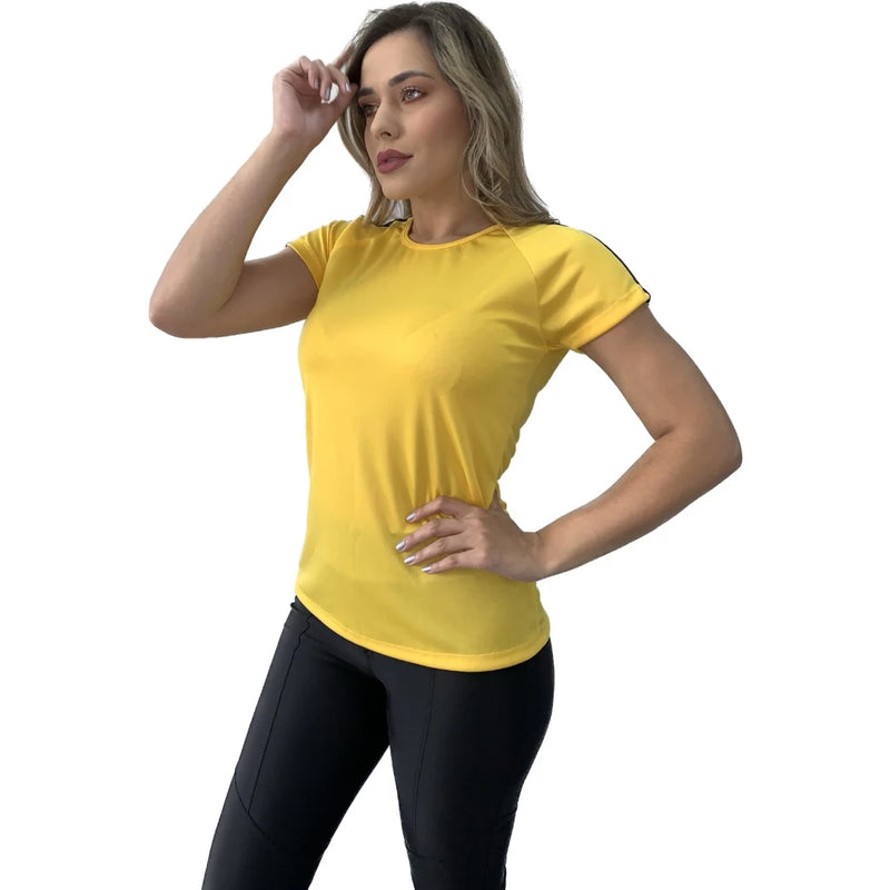 Estilo e Desempenho em Qualquer Ocasião - Descubra a Camiseta Baby Look Dry Fit Feminina! Cod.:308