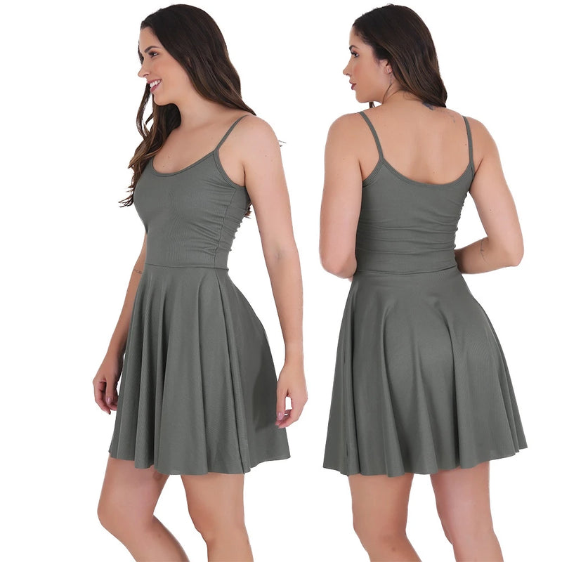 Vestido Feminino Godê Ribana Rodado: Moda Feminina em Destaque! cod. 169