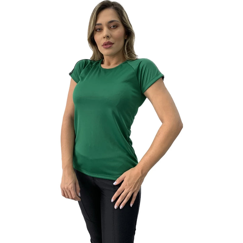 Estilo e Desempenho em Qualquer Ocasião - Descubra a Camiseta Baby Look Dry Fit Feminina! Cod.:308