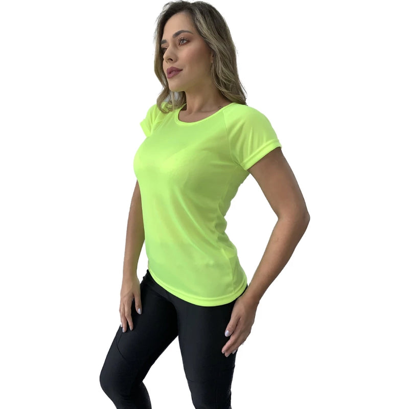 Estilo e Desempenho em Qualquer Ocasião - Descubra a Camiseta Baby Look Dry Fit Feminina! Cod.:308