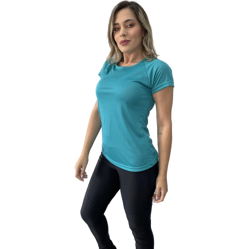 Estilo e Desempenho em Qualquer Ocasião - Descubra a Camiseta Baby Look Dry Fit Feminina! Cod.:308