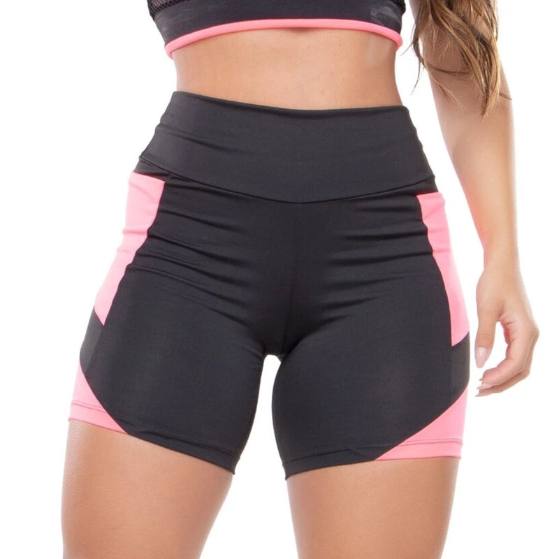 Short Feminino Perfeito para Academia, Fitness e Crossfit, com Cintura Alta e Bolsos! Cod.:272